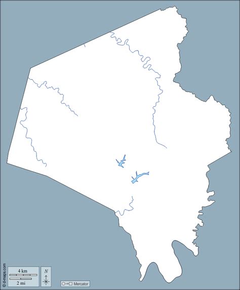 Condado De Fayette Mapa Livre Mapa Em Branco Livre Mapa Livre Do