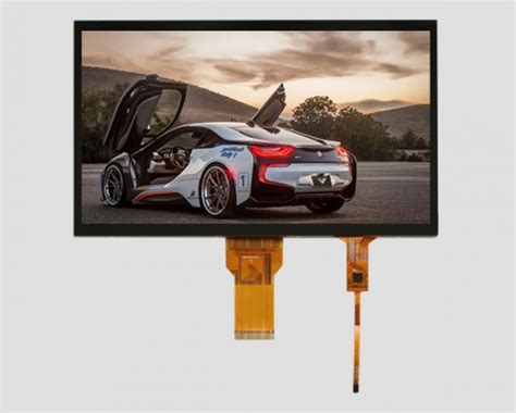 7 Inch 1024 600 Resolution Lvds Interface TFT LCD Display With Touch Screen