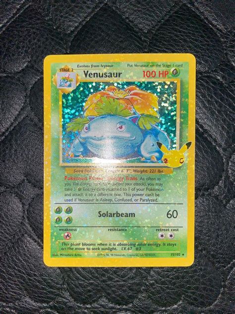 Holo Bleed Venusaur Celebrations Th Anniversary Hobbies Toys