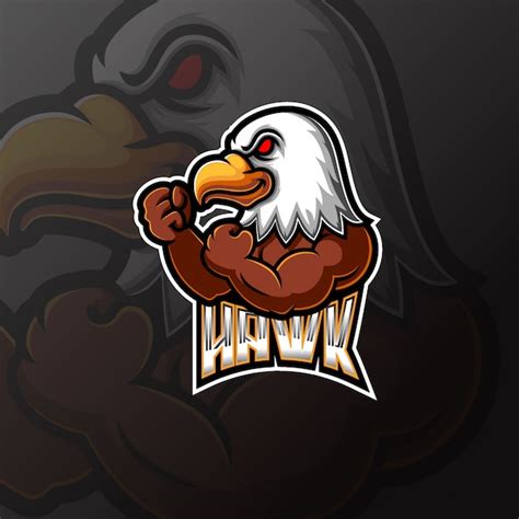 Premium Vector Eagle Mascot E Sport Logo Design