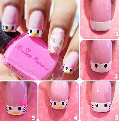 DIY Easy Hello Kitty Nail Art Pictures, Photos, and Images for Facebook ...