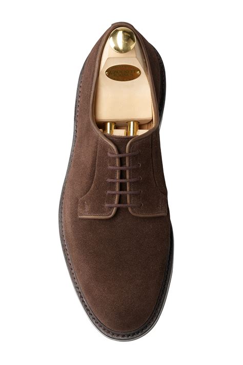 Bodileys Mayfair Collection Bond Dark Brown Suede Derby Shoes