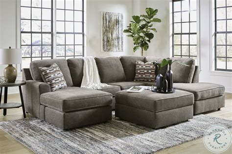 O Phannon Putty 2 Piece RAF Sectional With Chaise From Ashley Furniture