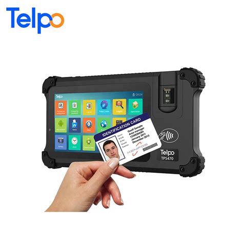 Inch Biometric Fingerprint Scanner Industrial Tablet Android With