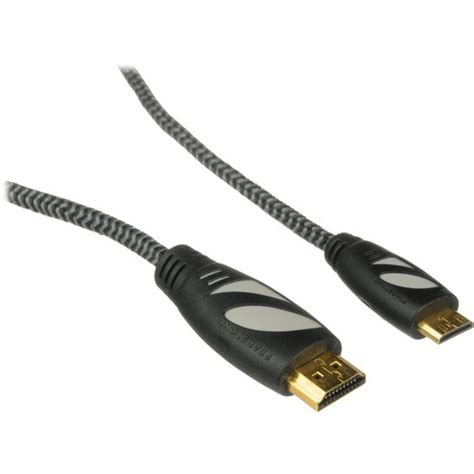 Pearstone Active Braided High Speed Mini Hdmi To Hdmi Cable With