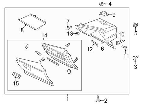 2013 Ford Explorer Glove Box Door Hinge Pin From 02082021