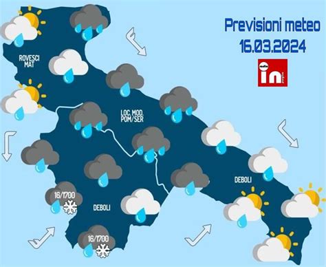 METEO Le Previsioni In Puglia E Basilicata Per Sabato 16 Marzo