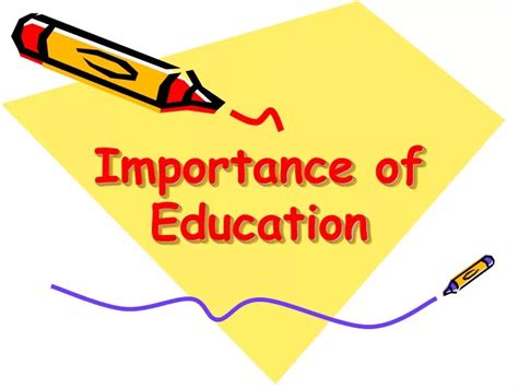 Ppt Importance Of Education Powerpoint Presentation Free Download