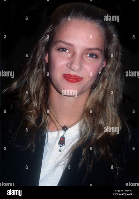 Uma Thurman 1989 Photo By John Barrettphotolink Stock Photo Alamy