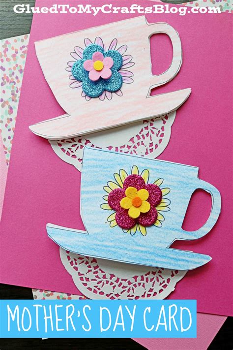 Paper Teacup Card For Mother S Day