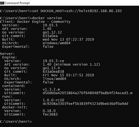 Docker Ssh Docker Host Does Not Support Ipv Ssh Addresses Issue