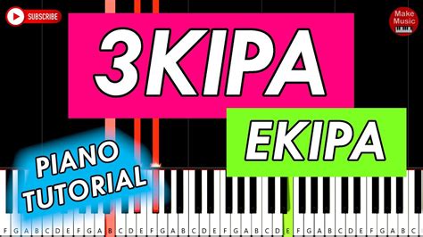 Kipa Ekipa Friza Piano Keyboard Tutorial Youtube