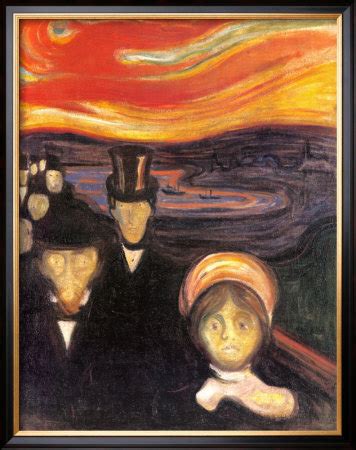 Anxiety, 1894 Limited Edition Print by Edvard Munch Pricing Secondary ...