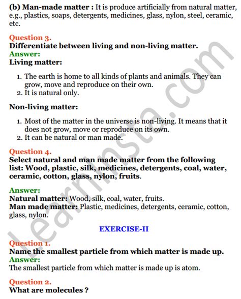 Selina Concise Chemistry Class Icse Solutions Chapter Matter