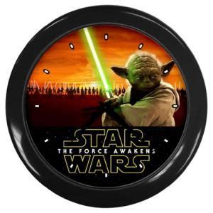 STAR WARS VII THE FORCE AWAKENS YODA 10 WALL CLOCK By Officer1963