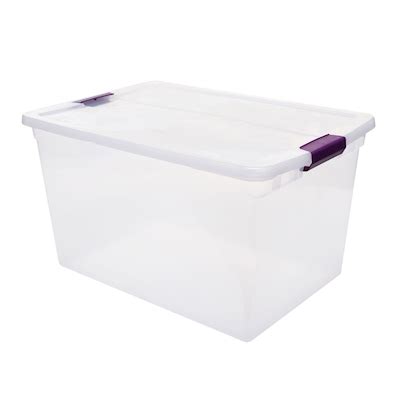 CAJA DE PLÁSTICO 62 L TRANSPARENTE 60 X 41 6 CM The Home Depot México