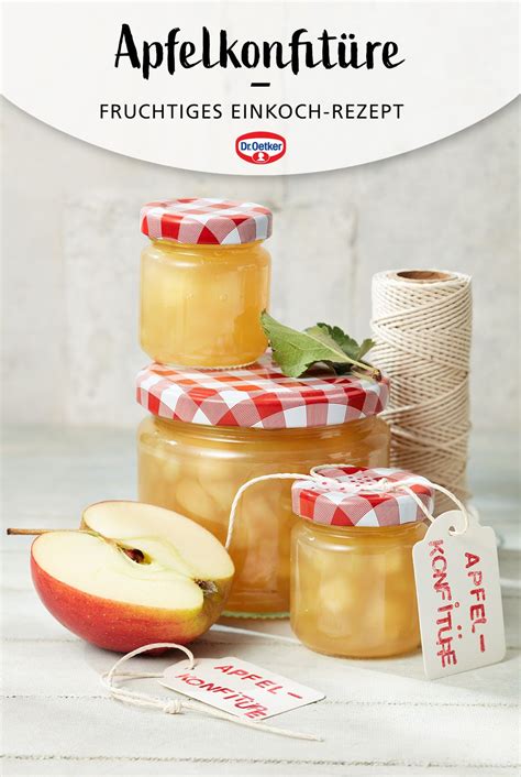 Apfelmarmelade Rezept Dr Oetker Rezept Apfelmarmelade Marmelade