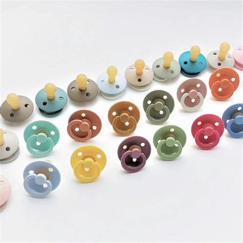 Ty ngậm núm tròn cao su tự nhiên BIBS Pacifier Colour Latex Size 2 trên