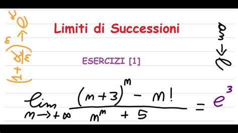 Limiti Di Successioni Esercizi 1 Youtube