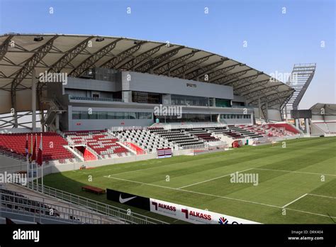 Lekhwiya Sports Stadium (Abdullah bin Khalifa Stadium) in Doha, Qatar ...