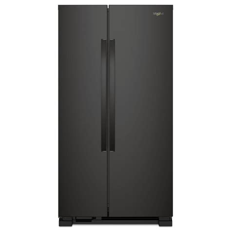 Whirlpool 22 Cu. ft. Side-by-Side Refrigerator – Black | Master ...