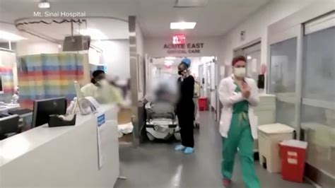 Coronavirus NYC: Video shows NYC hospital overwhelmed with COVID-19 ...