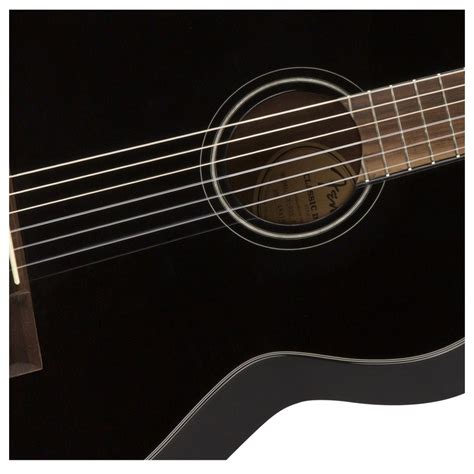 Fender Cn S Nylon Walnut Fingerboard Black At Gear Music