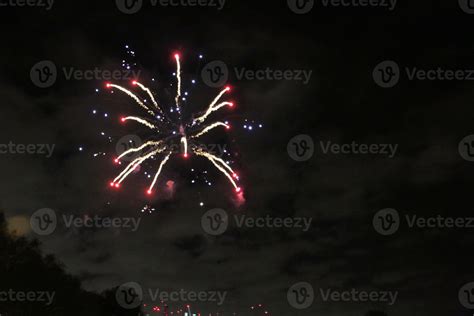 A view of a Fireworks display 12976334 Stock Photo at Vecteezy