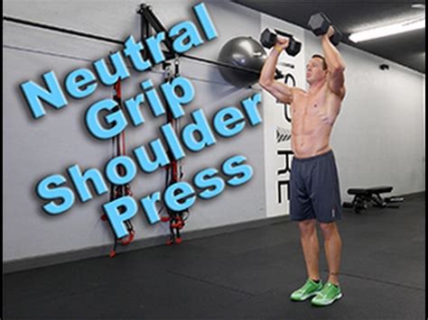 Dumbbell Neutral Grip Shoulder Press Exercise Youtube