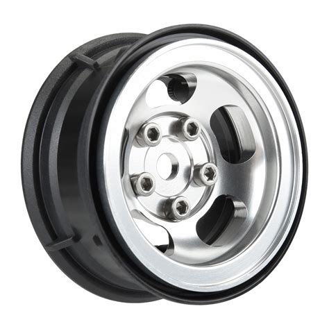 1/10 Slot Mag Aluminum Front/Rear 1.55" 12mm Rock Crawler Wheels (2) | Axial Adventure