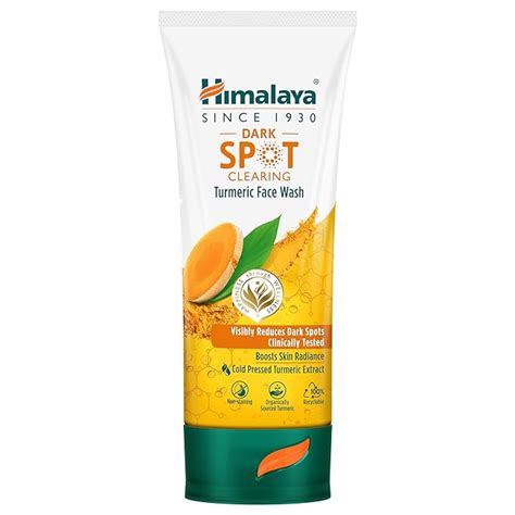 Himalaya Dark Spot Clearing Turmeric Face Wash Organically Sourced