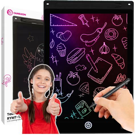 Tablet Graficzny Dla Dzieci Do Rysowania Tablica LCD 12 MULTIKOLOR XXL