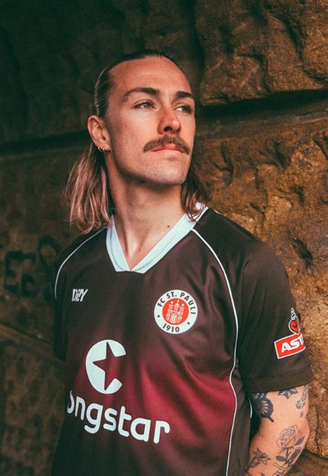 FC St Pauli Reveal Debut 23 24 Home Shirt SoccerBible