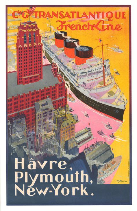 French Line Steamship Compagnie G N Rale Transatlantique Havre