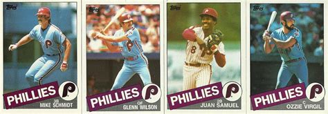 The Phillies Room 1985 Topps Phillies