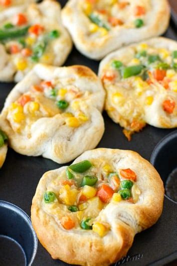 4-Ingredient Mini Chicken Pot Pies | Simple Weeknight Meal – Unsophisticook