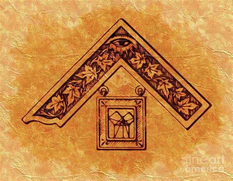 Freemason Masonic Symbols Painting By Esoterica Art Agency Fine Art