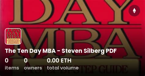 The Ten Day Mba Steven Silberg Pdf Collection Opensea