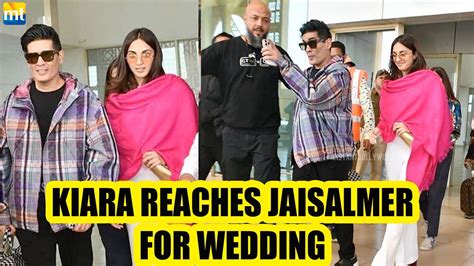 Kiara Advani Reaches Jaisalmer For Wedding With Designer Manisha