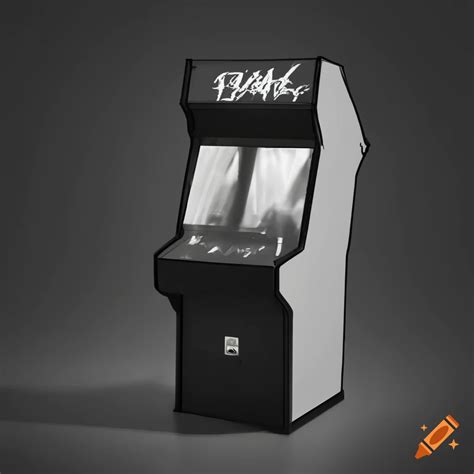 Black And White Arcade Machine On Craiyon