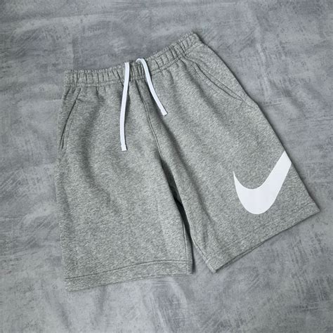 Bermuda Da Nike Moletom - BERMUDA NIKE MOLETOM SWOOSH (CINZA) - JNoriginalshop