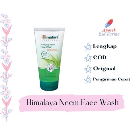 Jual Himalaya Purifying Neem Face Wash Ml Facial Wash Pencuci Muka