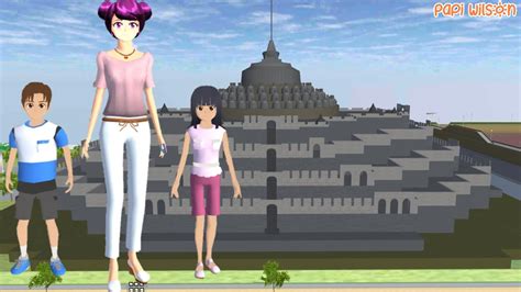 Mio Yuta Dan Cat Butler Pergi Ke Candi Borobudur🤣😱😲 Sakura School