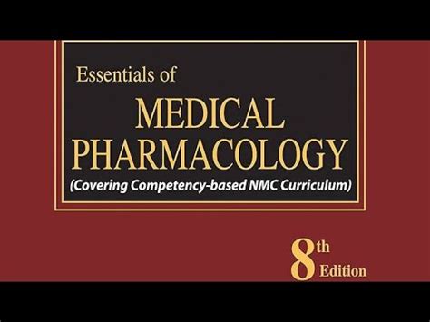 KD TRIPATHI Medical Pharmacology Text Book Link Of 8th Edition Link In