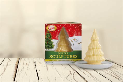 This Christmas Tree Butter Sculpture Deserves a Spot on Your Holiday Table