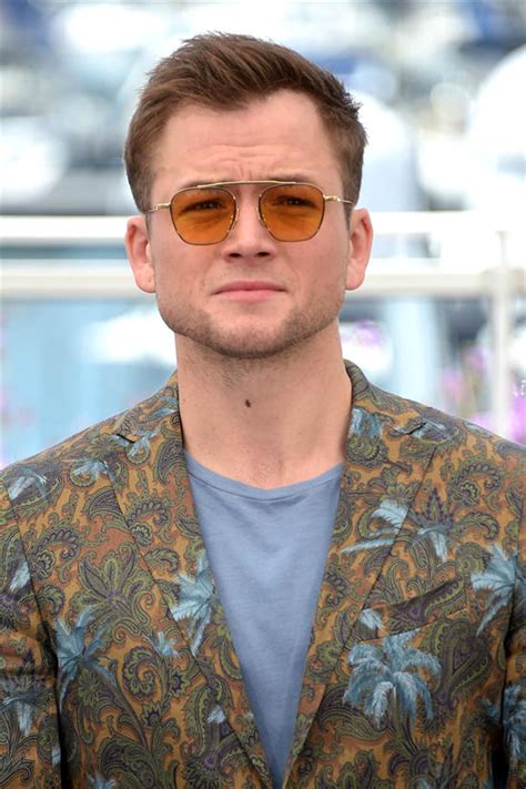 Sir Elton John And Taron Egerton At The Rocketman Cannes Photocall