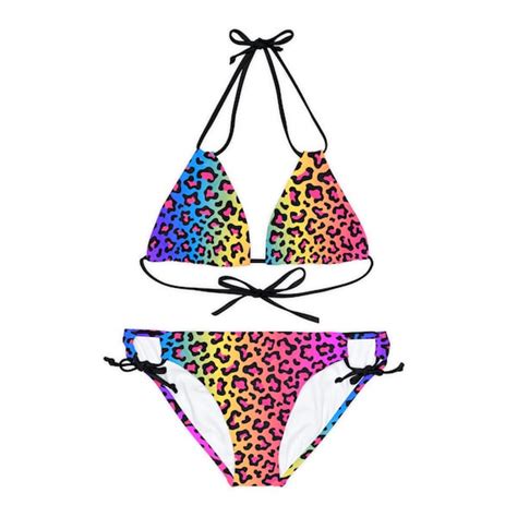 Cheetah Print Bikini Etsy