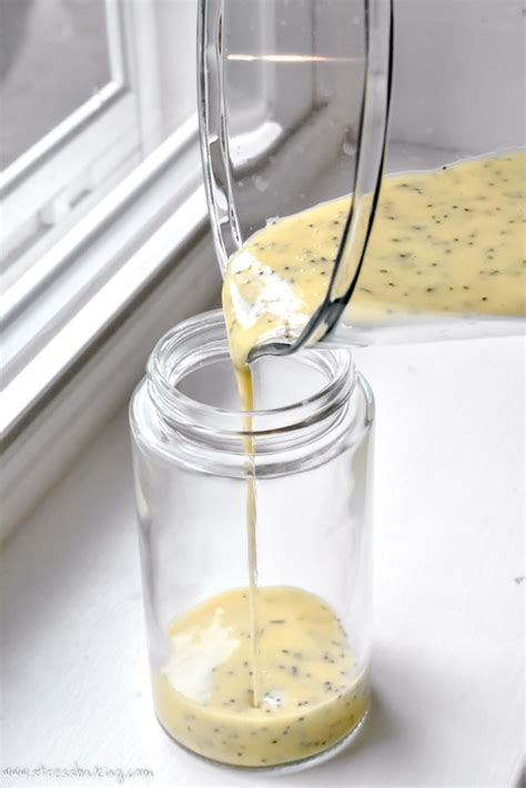 Lemon Poppy Seed Dressing Stress Baking