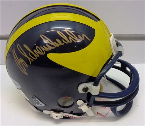 Lot Detail Bo Schembechler Autographed Mini Helmet