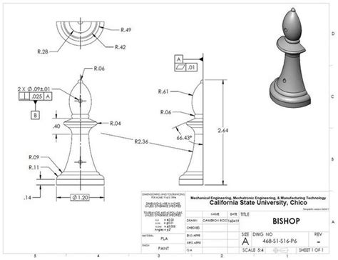 Chess Set - download free 3D model by Cameron Ross - Cad Crowd